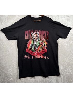 Guns N’ Roses Family Tree T-Shirt Size L Black Delta Pro Weight Band Tee Rock